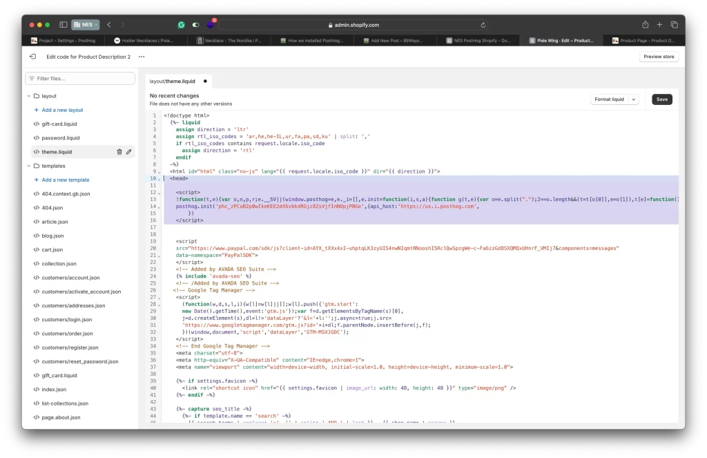 PostHog on Shopify step1-02