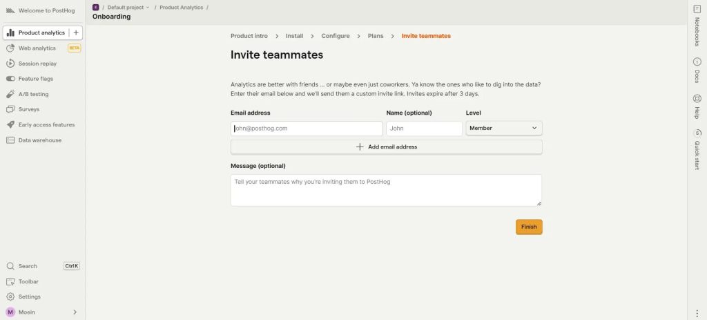 PostHog Analytics