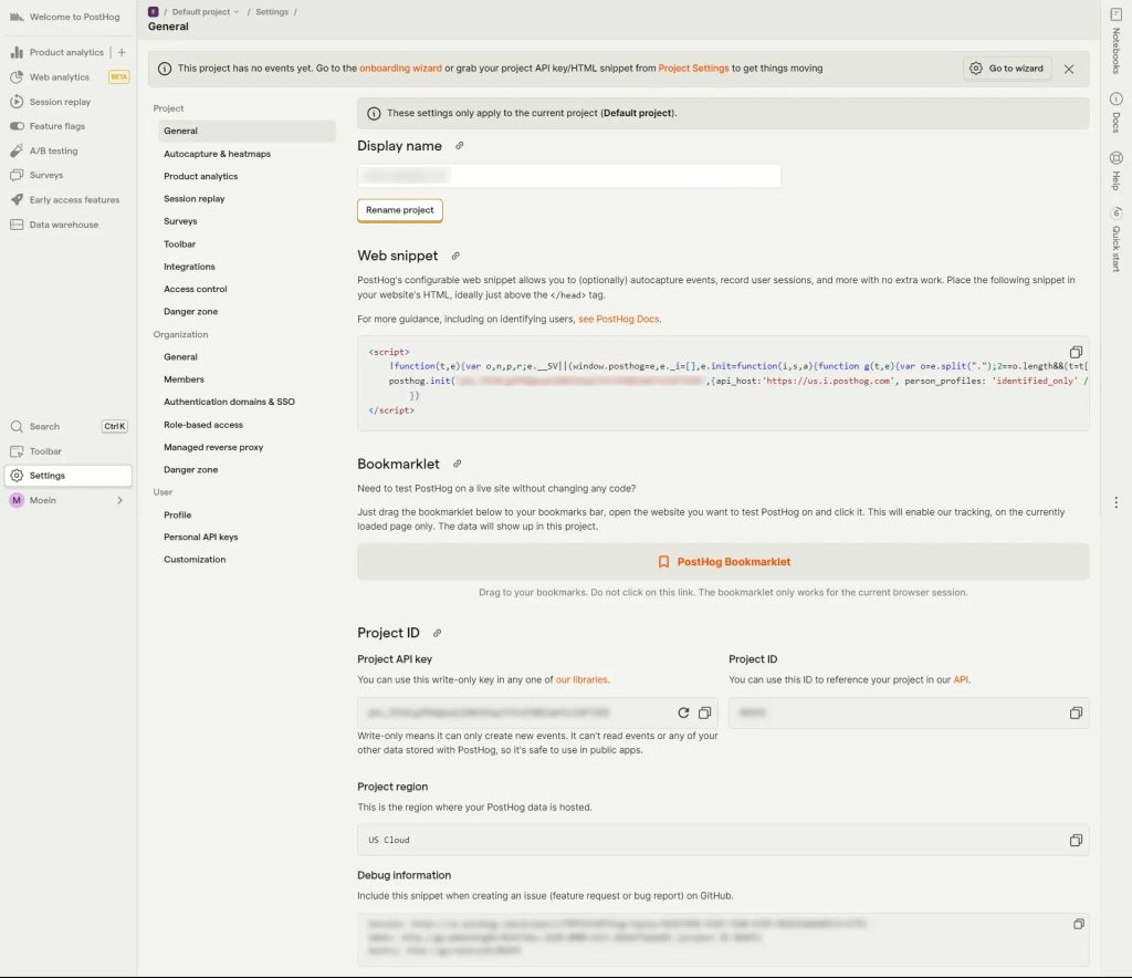 posthog WordPress step1-01
