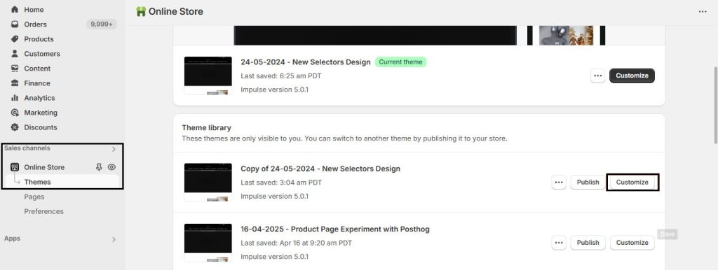 PostHog A/B test on Shopify step1-01