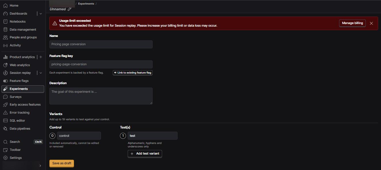 PostHog A/B test on Shopify step2-02