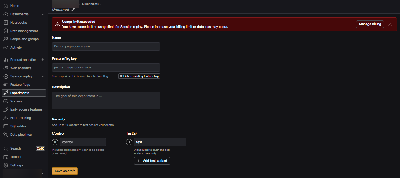 setup PostHog A/B test on Shopify step3-02