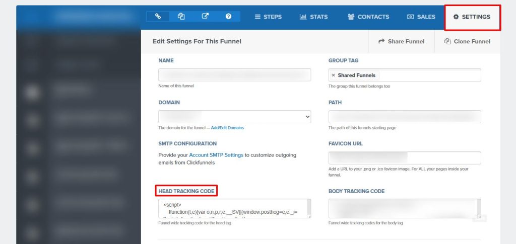 PostHog on ClickFunnels