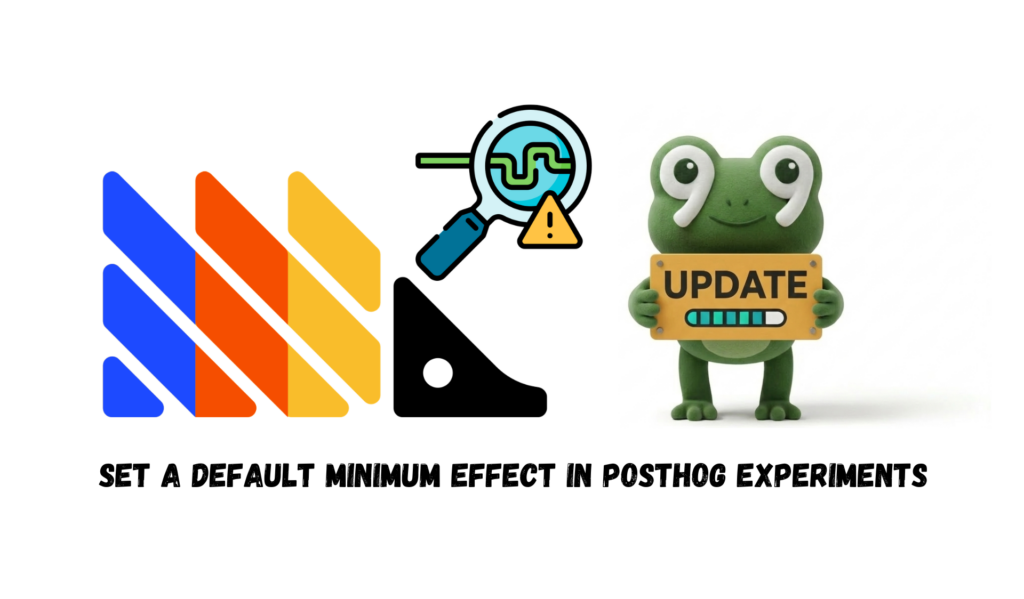 PostHog default minimum detectable effect