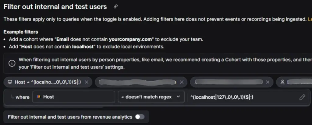 Add Filtering Rules
