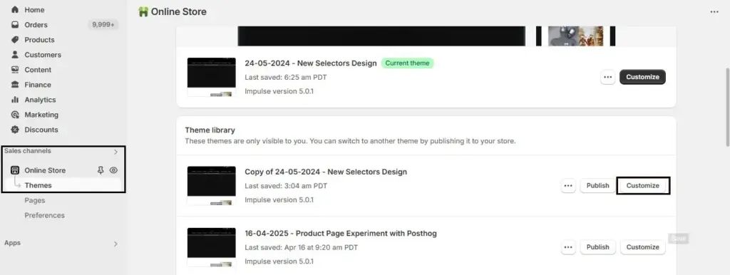 PostHog A/B test on Shopify step1-01