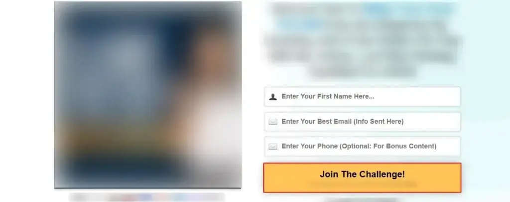 CTA button A/B test