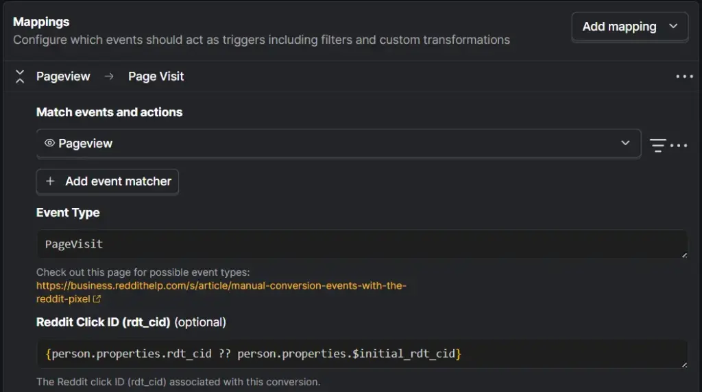 Configure Event Filters