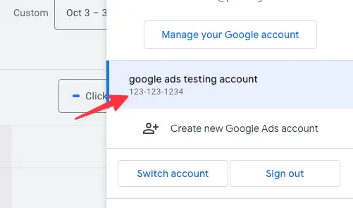 Connect google ads account