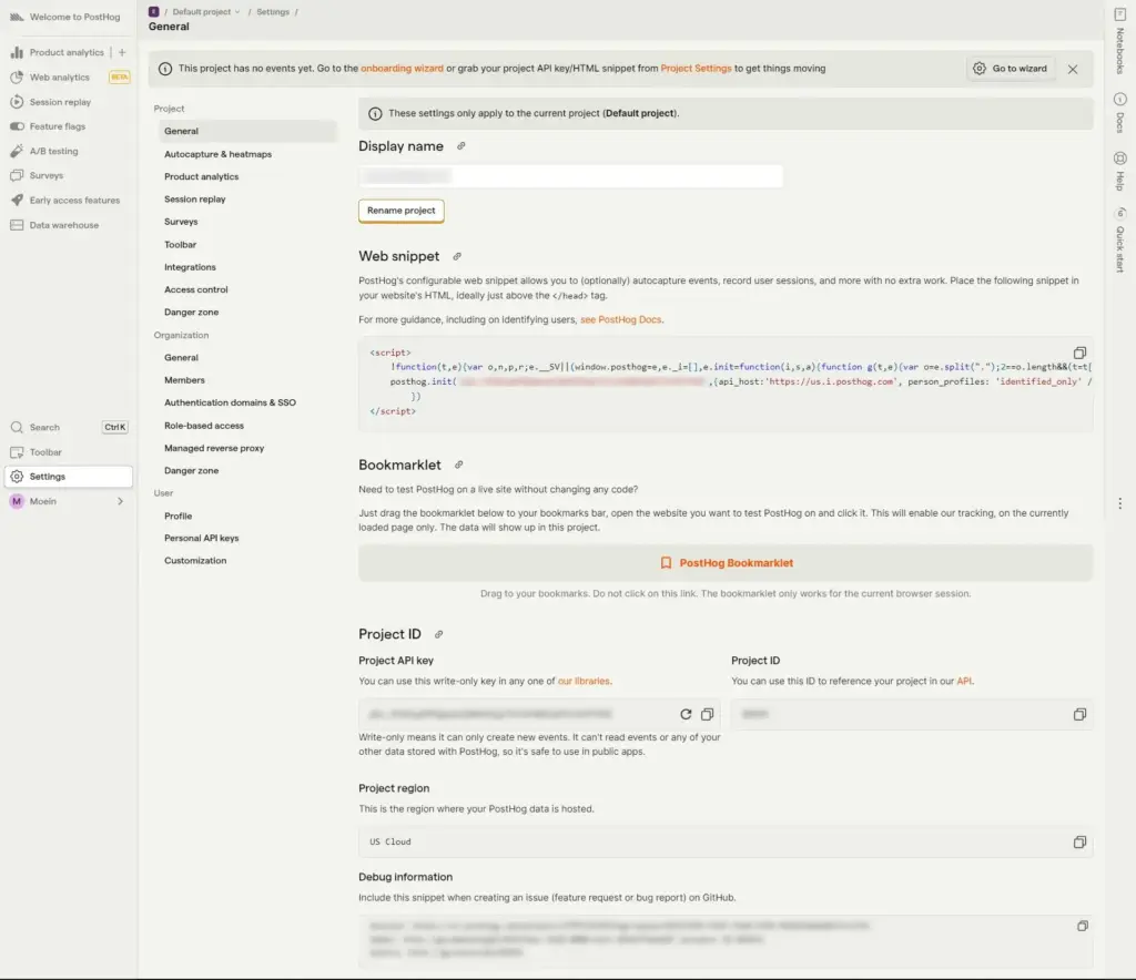 posthog WordPress step1-01